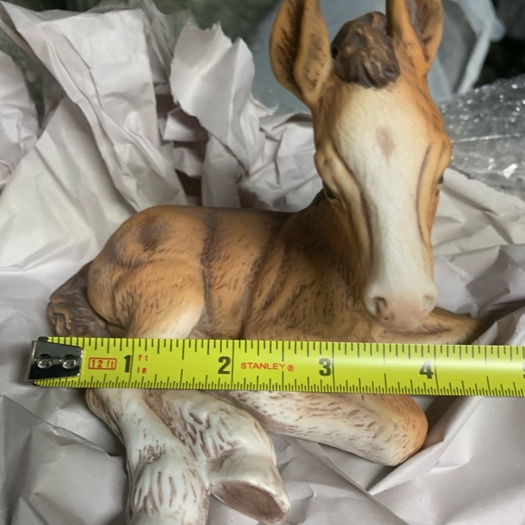 Horse figurine sculpture vtg pony foal signed artist J Brown RSL 1980 - Picture 8 of 11